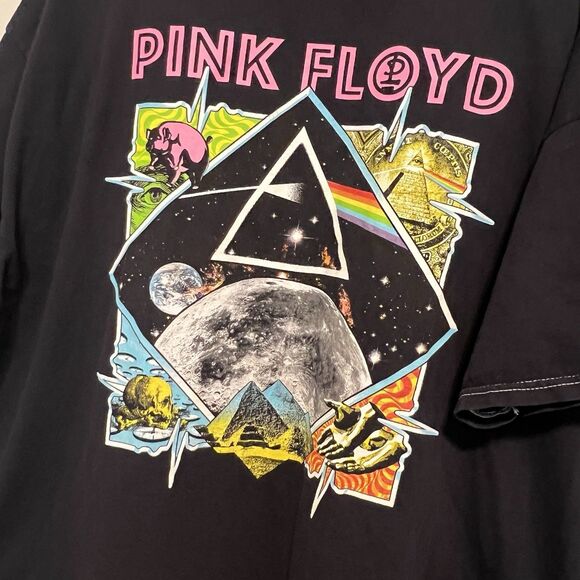 PINK FLOYD  T-SHIRT ~ SIZE Extra Large , Black Cotton Vintage Y2k Short Sleeve - Picture 2 of 7